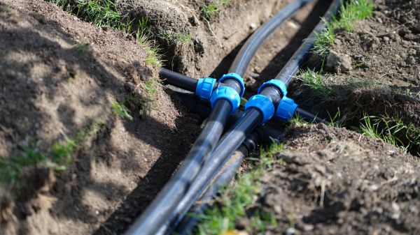 Underground Water Line Installation in Huntington Station